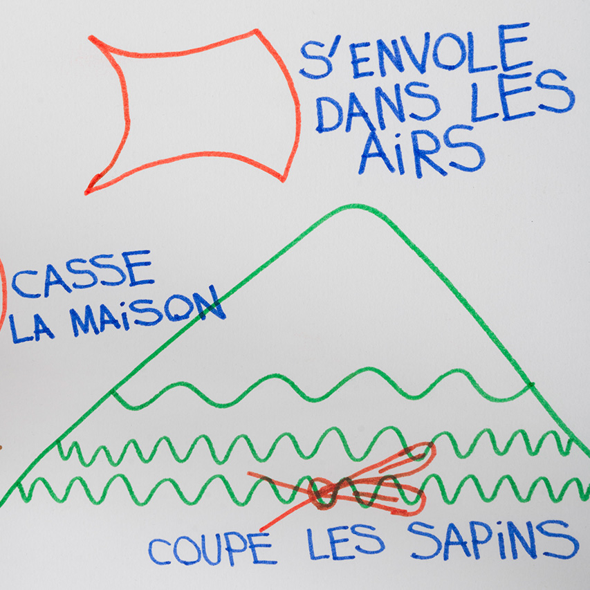 Pierre Feuille Ciseaux à la montagne